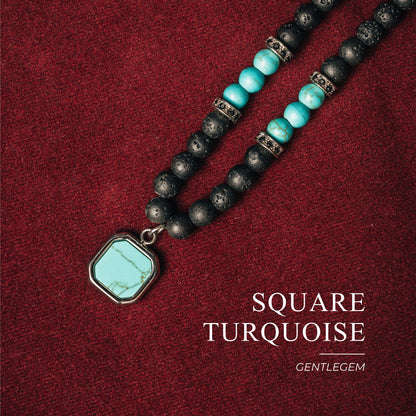 Collar Square Turquoise